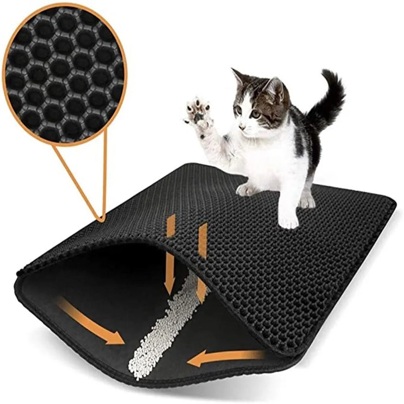 Dual-Layer Waterproof Mat for Effortless Cleanup